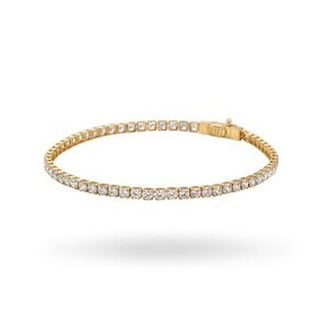 10K GOLD MOISSANITE TENNIS BRACELET 3.25MM